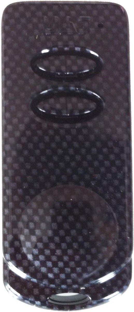 Draadloze Afstandsbediening - Poort Zender - Hekken Openen - 2 Kanaals Rolling Code - 6.9 x 2.9 cm - Zwart