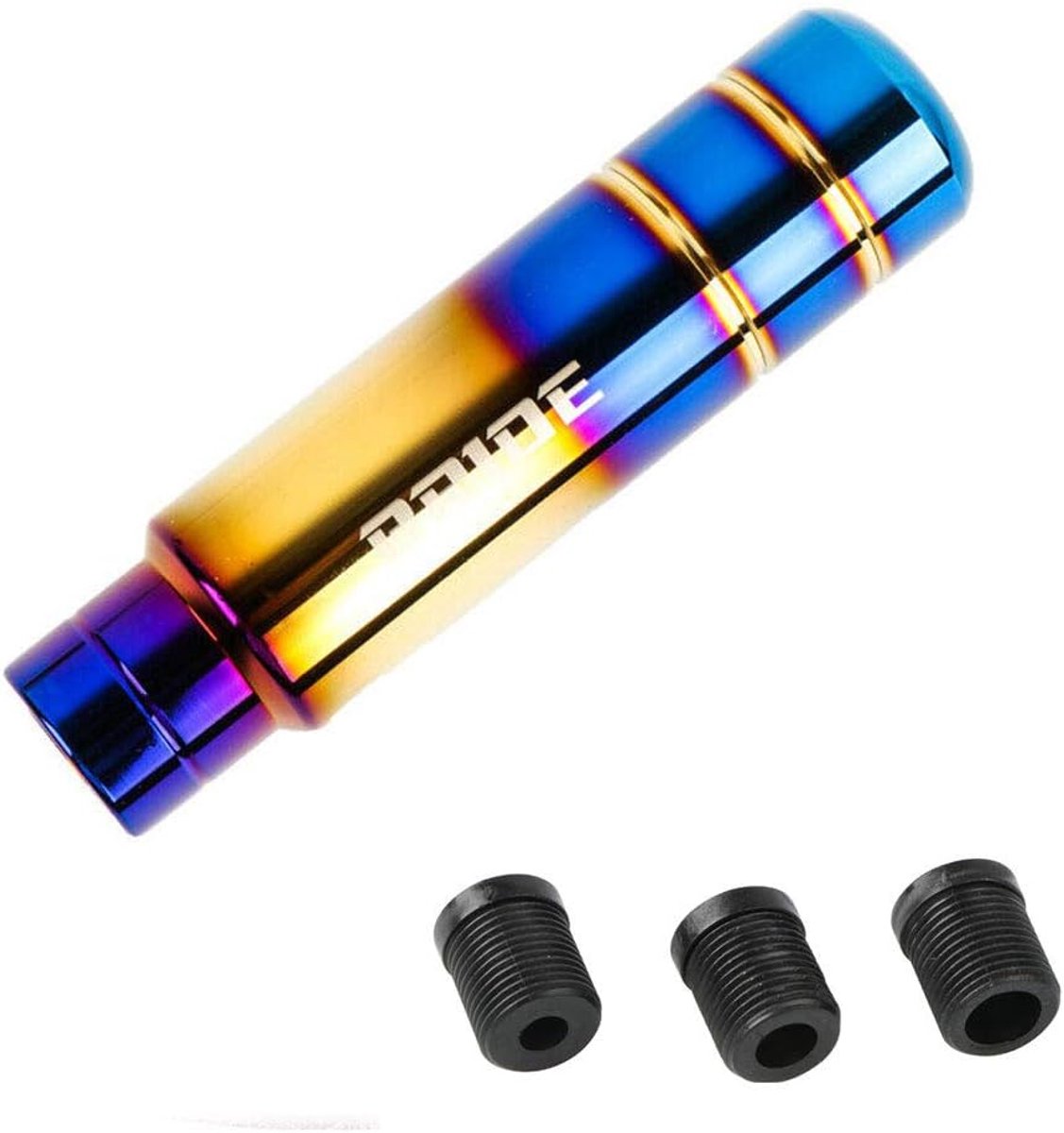 SnelShoppen - Baceyong Aluminium Gear Knop V2 - 13CM - Universele Versnellingspook - Blauw - Hoogwaardige Aluminium Alliage - Eenvoudige Installatie -