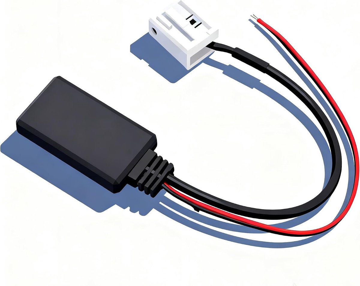 SnelShoppen - Bluetooth AUX Audio Adapter RD4 12-Pins Stereo Radio Music Kabel Vervanging voor C2 C3 C4 C6 C8 207 307 407 308 607 807 1007 4007