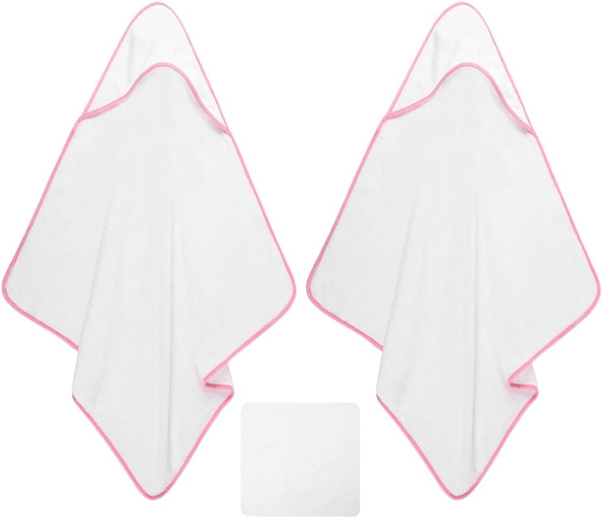 SnelShoppen - Baby Hooded Towel - Zachte Badhanddoeken voor Baby's - Absorberende Kapdoeken voor Pasgeborenen - 100% Polyester - Perfect voor Nieuwe O