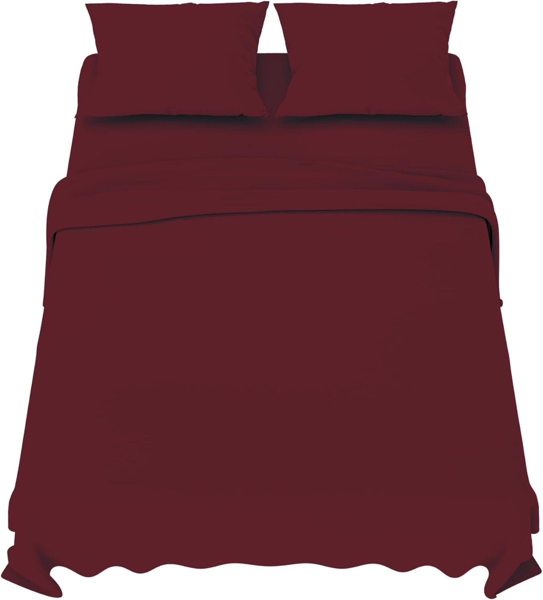 SnelShoppen - Dreamzie Beddenset 160x200 cm - 4-delige Microvezel Set - Fitted Sheet 160x200 cm - Dekbedovertrek 240x280 cm - 2 Kussenslopen 65x65 cm