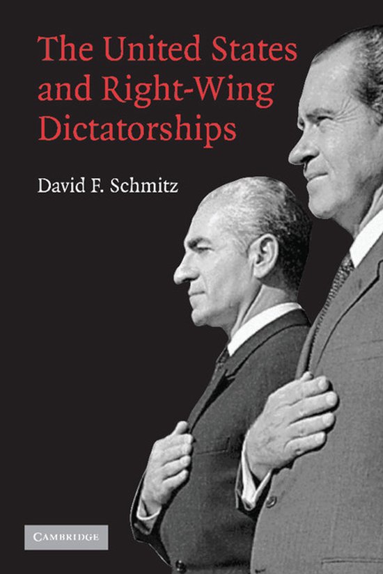Boekomslag met de titel 'The United States and Right-Wing Dictatorships' en een portret van twee mannen.