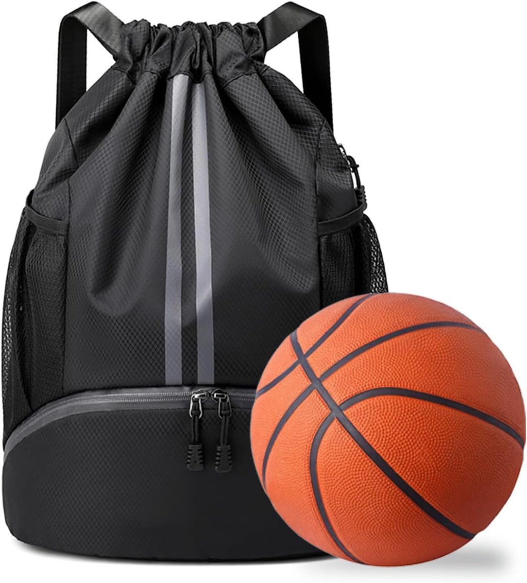 SnelShoppen - Sporttas Heren Waterdicht met Schoencompartiment | Praktische Gymtas Heren voor Fitness, Zwemmen, Basketbal, Reizen en Dagelijks Gebruik