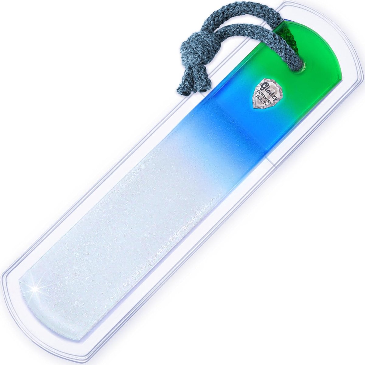 SnelShoppen - Glass Foot File - Zachte Eeltverwijderaar, Dubbelzijdige Vijl met Verschillende Korrelgroottes, Professionele Pedicure voor Hielen en Te