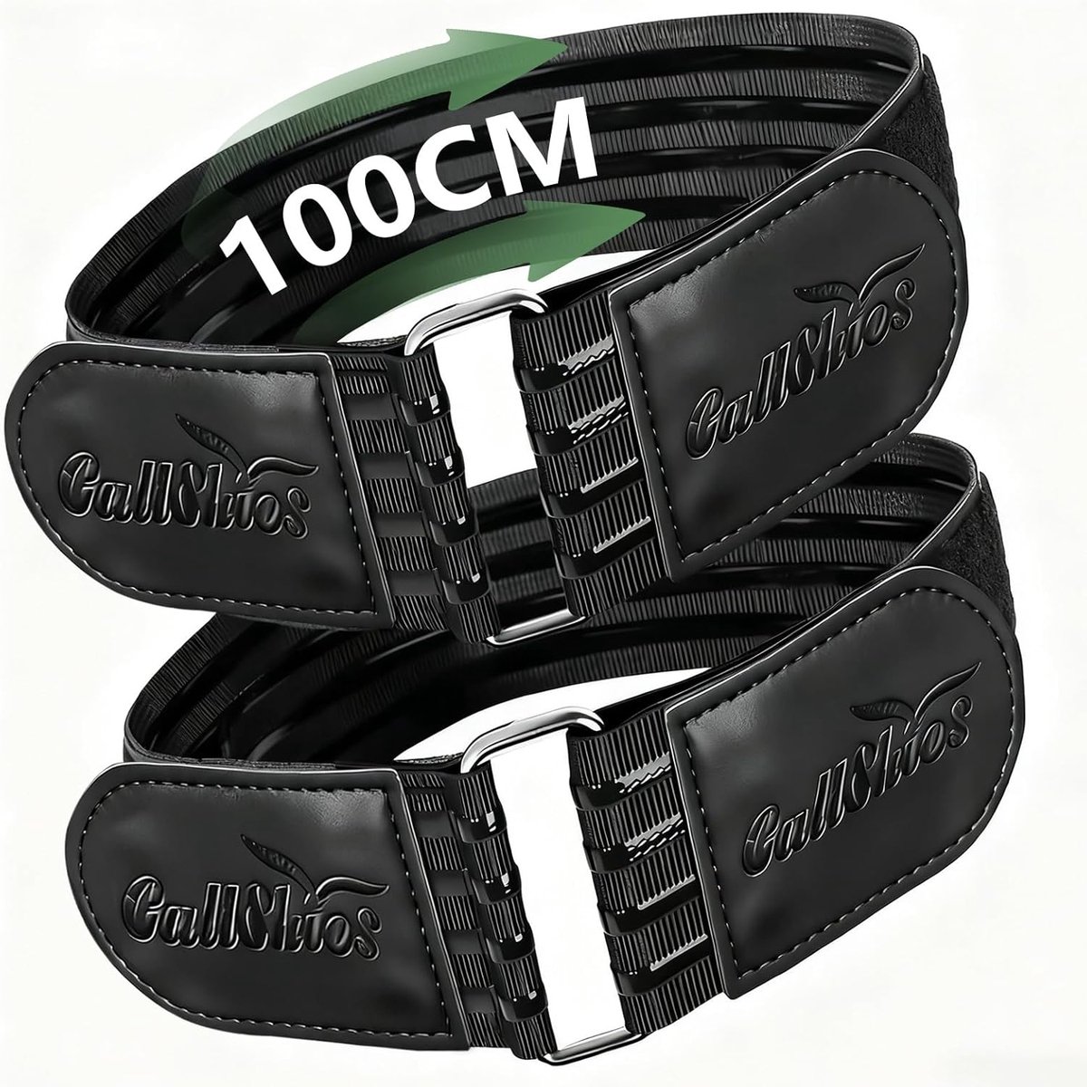 SnelShoppen - 2 Straps Fietsendrager met Schadebestendige Gel (5 cm x 100 cm) | Lashing Straps, Bi-directioneel Verstelbaar, Extra Breed | Spanningsba
