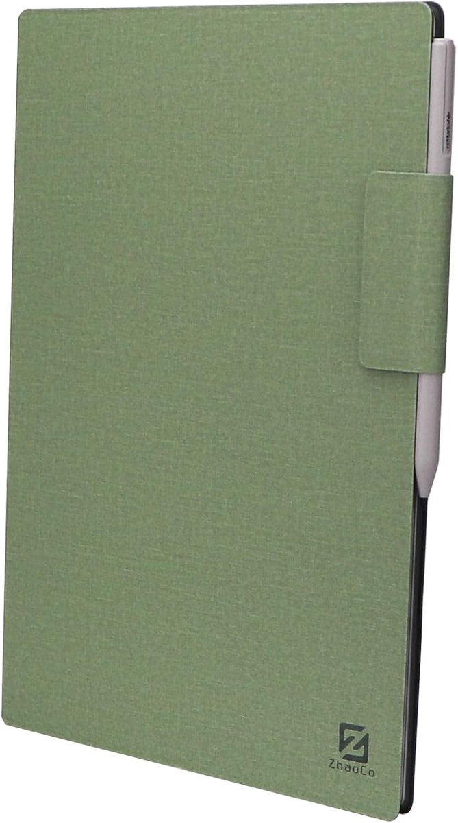 SnelShoppen - ZhaoCo Case voor reMarkable Paper Pro Tablet 11.8 inch 2024, PU Leer Slim Lichtgewicht Boek Folio Stand Cover, Magnetische Bescherming m