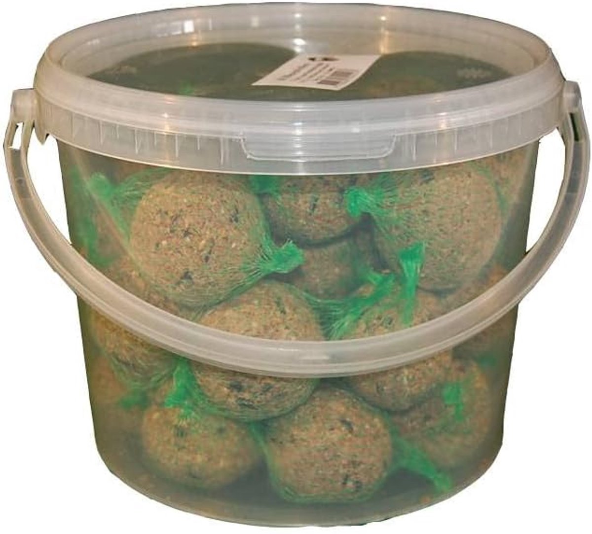 Thijox - Mezenbollen Emmer met 30 Stuks - Ambachtelijk Geproduceerde Vetbollen voor Buitenvogels - Ideaal voor Tuin en Balkon - Hoogwaardige Voeding v