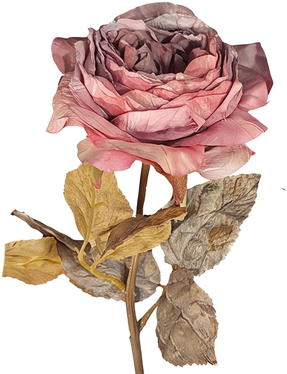 Clayre & Eef Kunstbloem Roze Kunststof