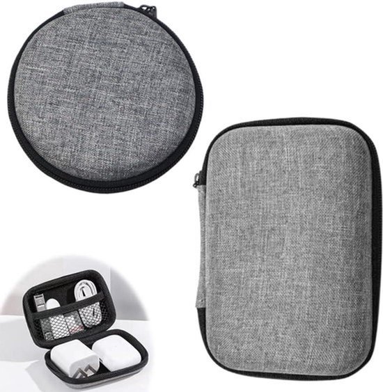 2 Pcs External Hard Drive Enclosure Hard Shell Cover for Extreme Travel Bag - Protective Cover for External Hard Drive Transport Cable Bag van Merkloos — afbeelding 2