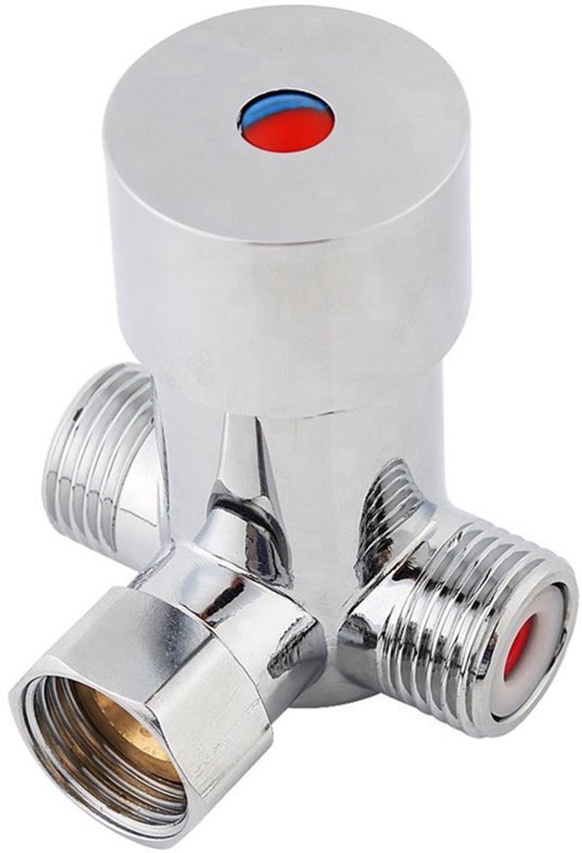 G1/2 Thermostatische Mengkraan - Gekleurde Controle - Solid Messing - Voor Automatische Ba
