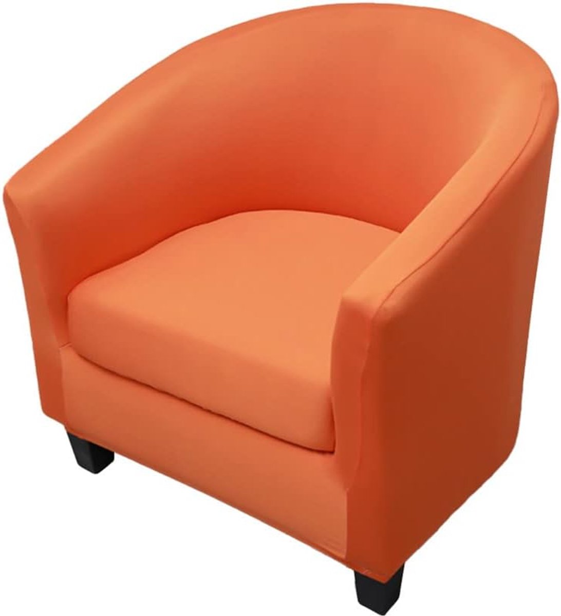 SnelShoppen - Highdi Stretch Tub Chair Slipcover 2 Stuks, Club Sofa Hoes voor Armstoel, Wasbare en Verwijderbare Meubelbeschermer, Geschikt voor Woonk