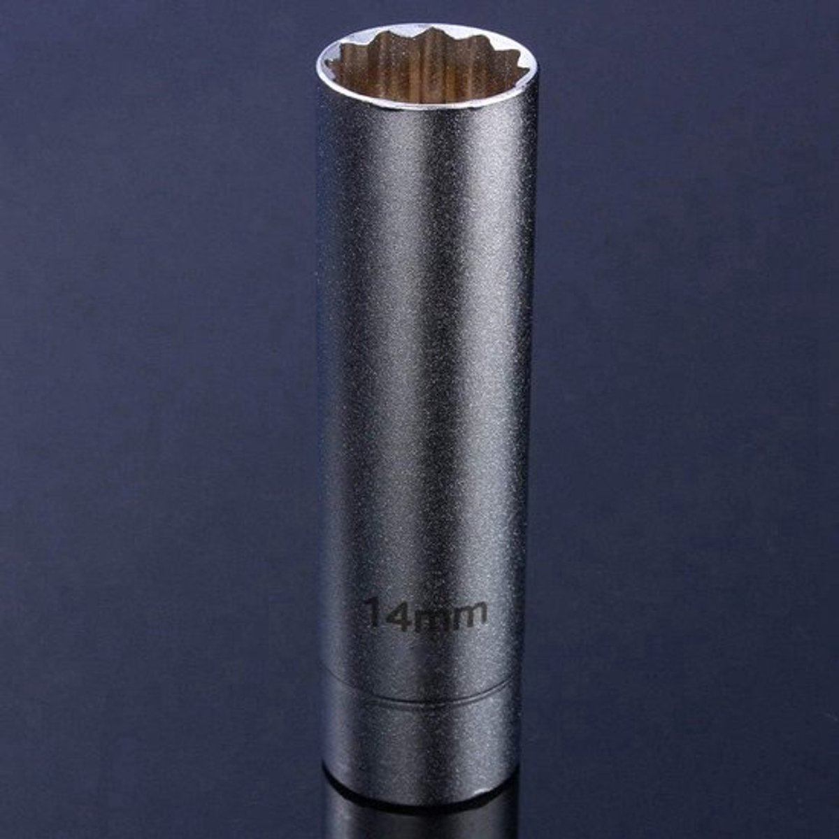 Bougiedop - Verwijderingsgereedschap - Universeel - Hoog zichtbaar - Polijstdop - Magnetisch - 12-punts aansluiting 14 mm - Bougie - Geschikt voor alle modellen - Zilverkleurig.