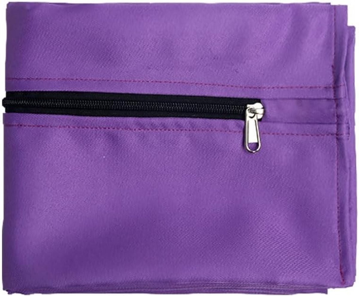 Medium Waszak voor Huisdieren 65x70cm - Paars Polyester met Rits voor Bedlinnen, Handdoeken en Dierenharen