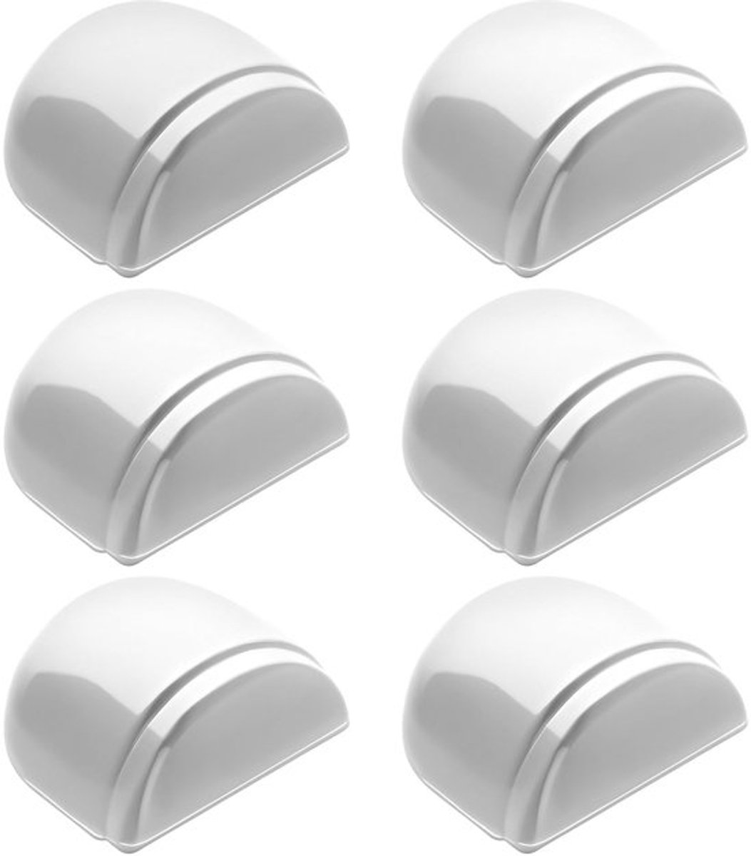 6 Stuks Deurstopper Vloer, Zelfklevende Deurstopper, Transparante Vloerdeurstopper, voor Glad Harde Vloeren