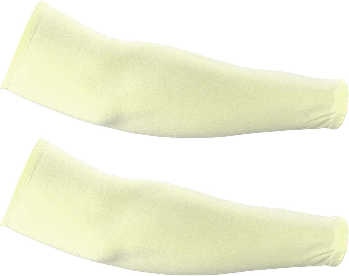 Arm Guards voor UV-bescherming - Niet-slip Cooling Arm Warmers voor Hardlopen, Fietsen en Sportactiviteiten, Unisex, Beige