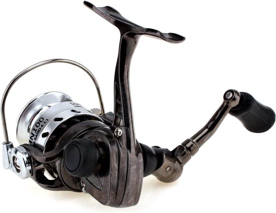 Allecta - Mini Spinning Reel 4.3:1 Gear van Metaal voor Karper, Bas, Forel - Glad en Krachtig - Zoetwater & Zoutwater Geschikt van Allecta — afbeelding 3