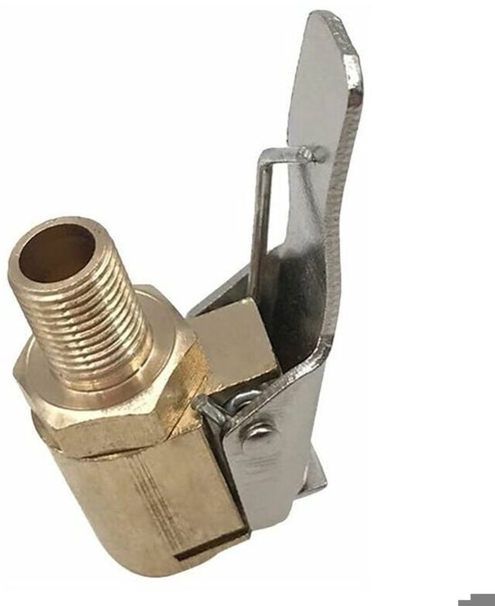 LISM-Opblaasventiel - Messing adapter - Universeel type - 0,8 cm - Klemclip