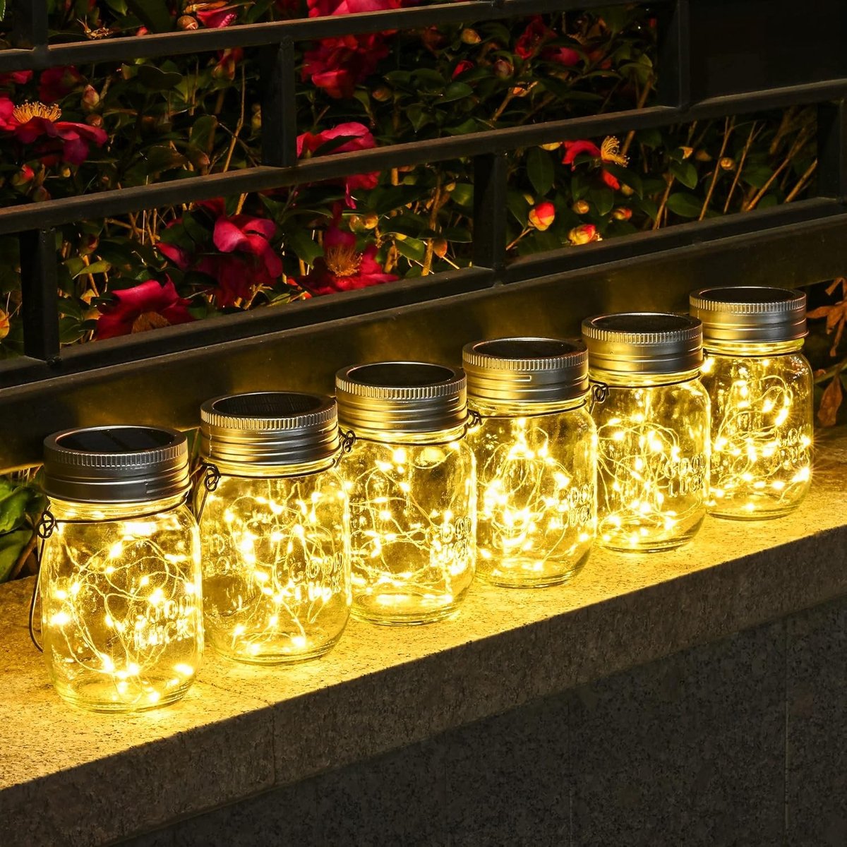 Zonne-energie Lantaarn - Glas - Decoratieve Hanglamp - Waterdicht - Voor Buiten