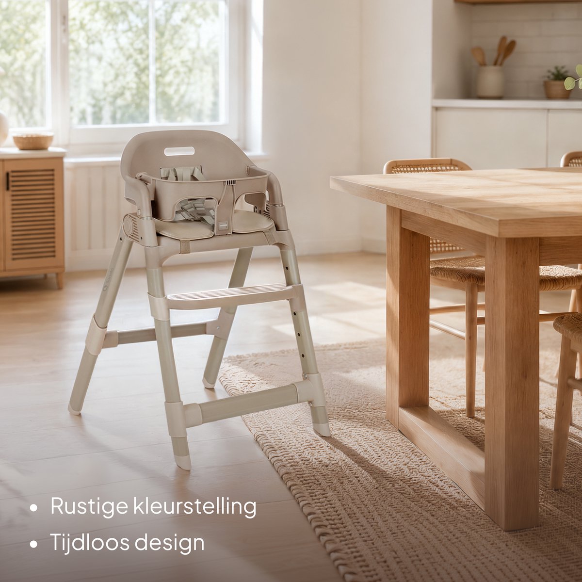 Lionelo Matt Kinderstoel 3in1 – Meegroeiende Eetstoel van 6 Maanden tot 110 kg – Opvouwbaar – Verstelbare Zitting & Voetensteun – 5-Puntsgordel – Afneembare Tray – Compact Design – Kinderstoel voor Baby, Kind en Volwassene – foto 7