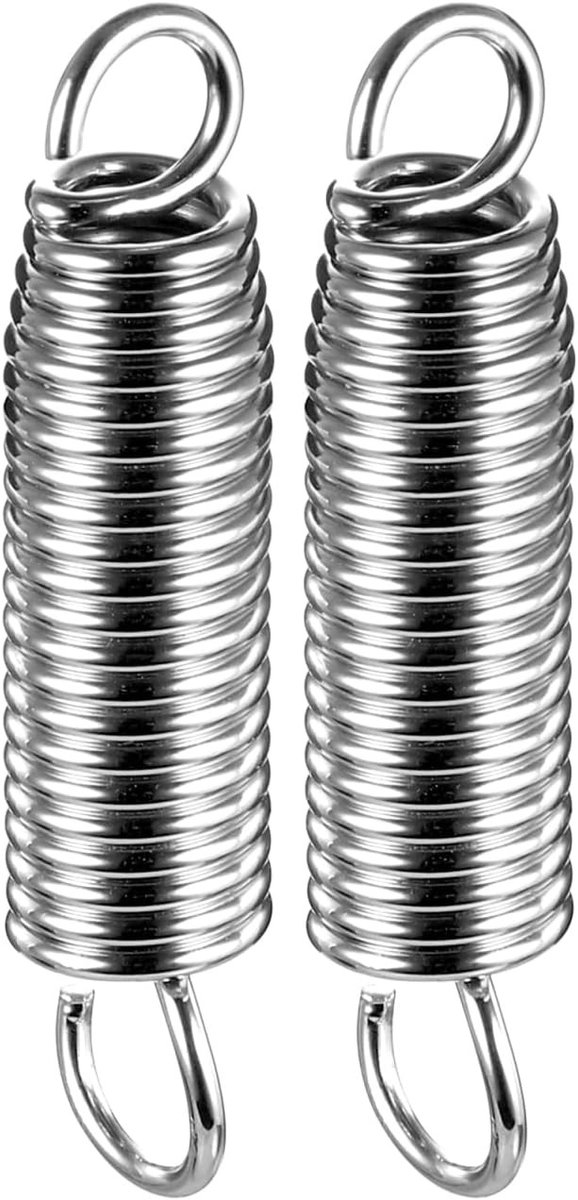 2 Stuks Drum Demper Voor Dubbele Bass Pedalen - Stalen Vering voor Drumkit en Geluidsbeheersing