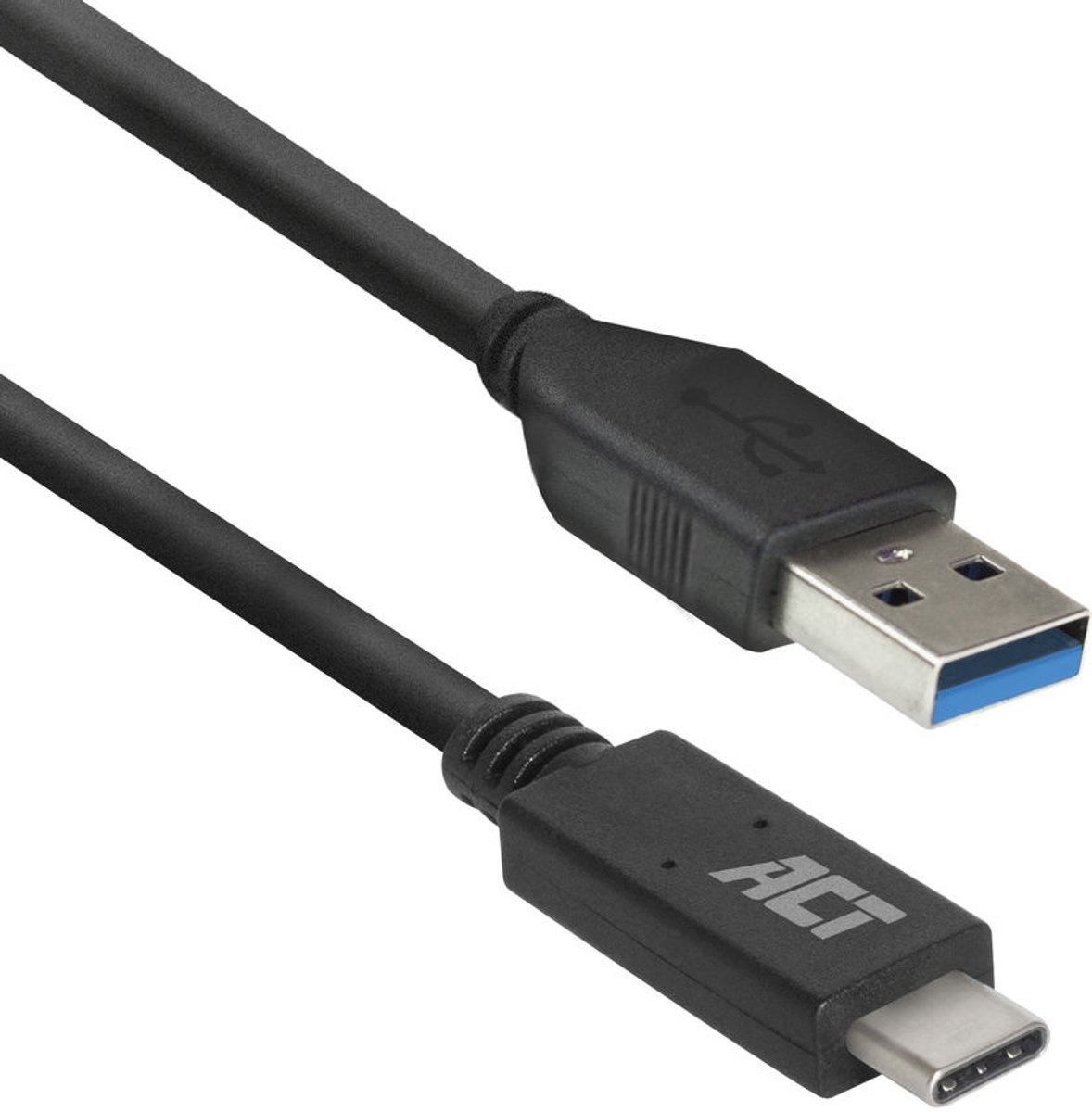 ACT USB-A naar USB-C kabel | USB 3.2 Gen1 | USB-A male - USB-C male | 5Gbps | 2 meter | AC7417
