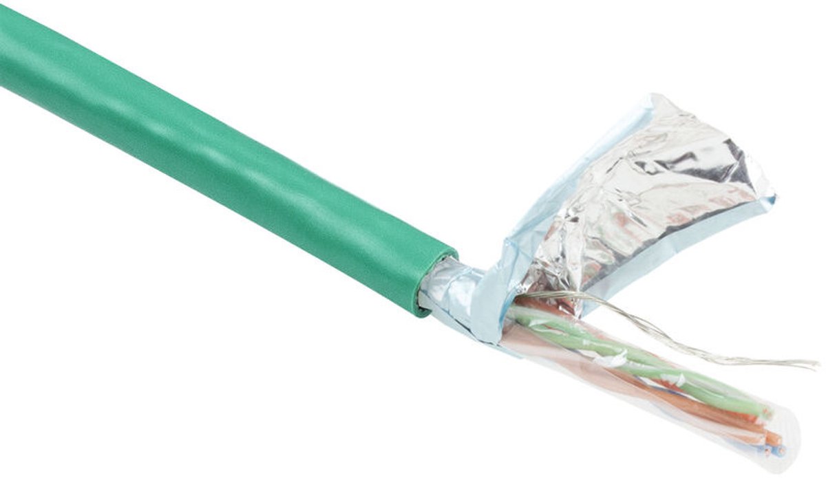 ACT FP770H CAT5E F/UTP LSZH Patchkabel Soepel Groen - 100 meter