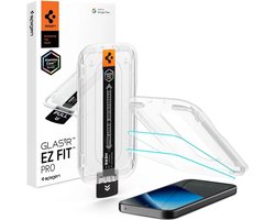Spigen Screen Protector Geschikt voor Google Pixel 10a - EZ Fit GLAS.tR - 9H Tempered Glass - Case Friendly - Gemakkelijke Installatie - 2-Pack