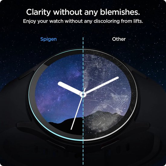 Spigen EZ Fit - Samsung Galaxy Watch 7 40MM Screen Protector Glas 2-Pack