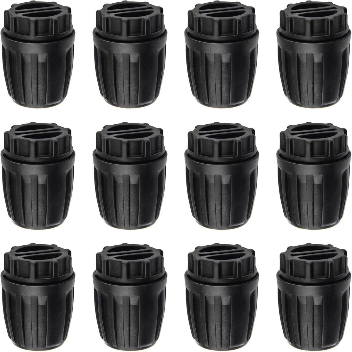 Eindkap voor 1/2" Druppelirrigatie met Borgmoer - Slang Connector voor Tuinirrigatie (12 stuks)