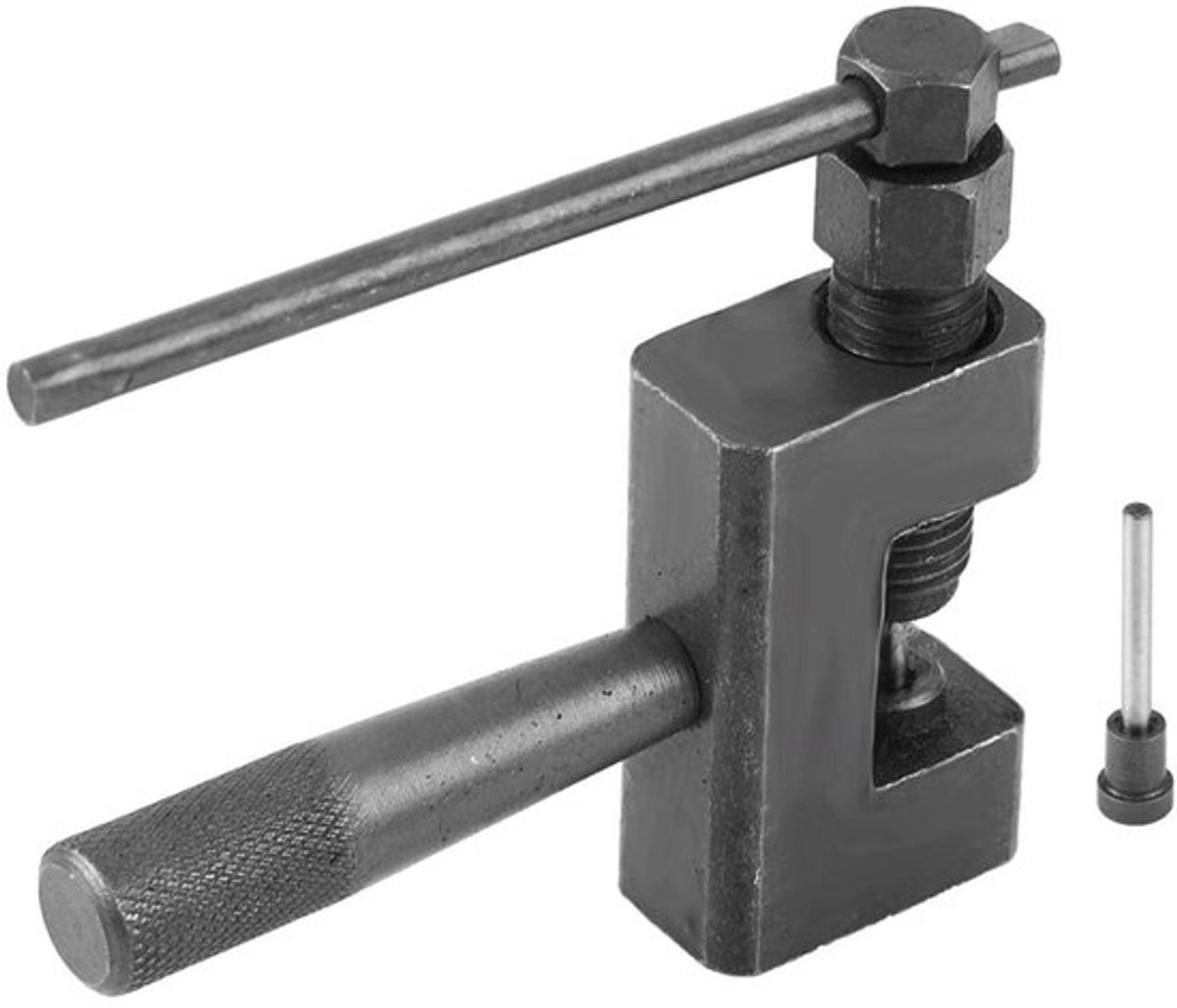 Kettingreparatie voor motorbreker voor ATV, kettingbrekerverdeler voor het verwijderen van kettingen, gereedschap voor het doorsnijden van kettingen, kettingtrekker, gereedschap voor motorkettingen/fietsen/ATV's, zwart