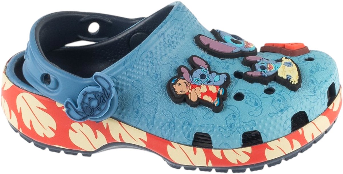 Crocs Classic Stitch Clog T, voor meisje, Blauw, Slippers, maat: 27/28