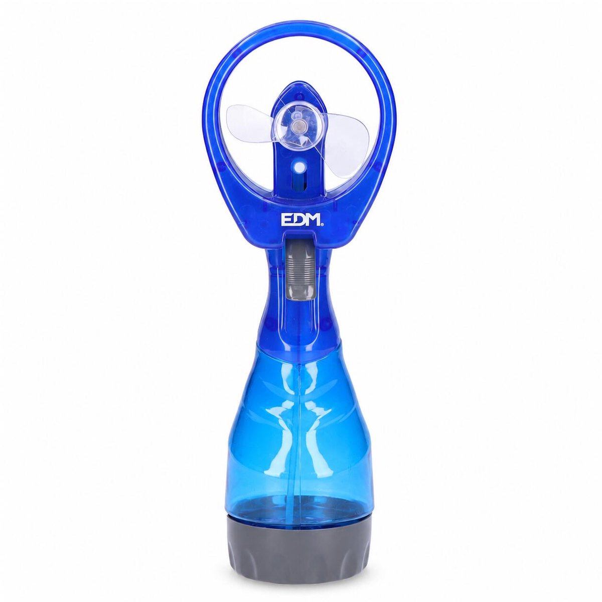 EDM Waterverstuiver - blauw - 250 ml - verkoelende hand waternevelaar - nevelspray - waterspray