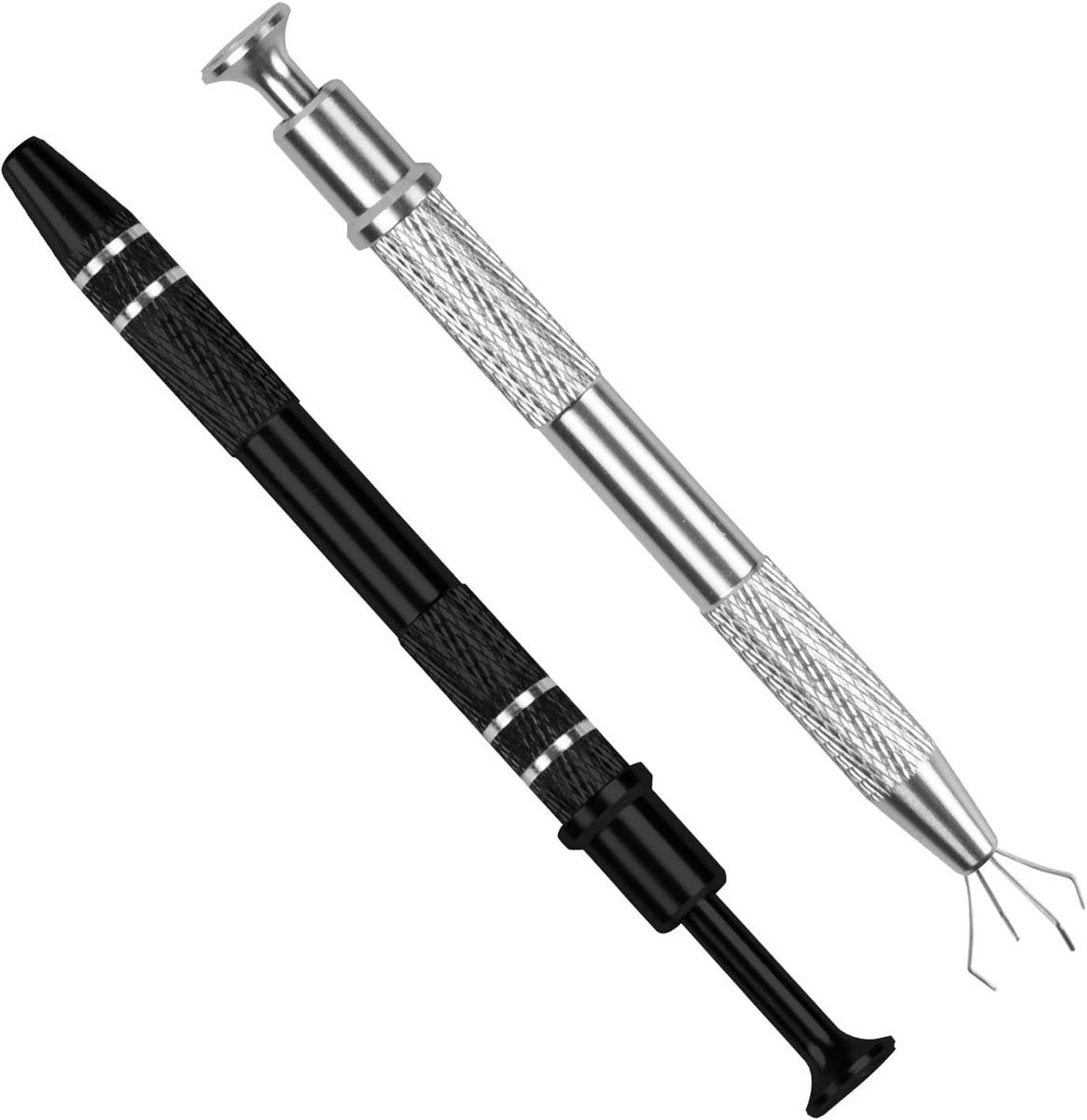 2 Stuks Gemstone Grippers voor Juwelen, Diamant Tweezers en Bead Holders voor Kleine Onderdelen, Perfect voor Sieraden en Piercings