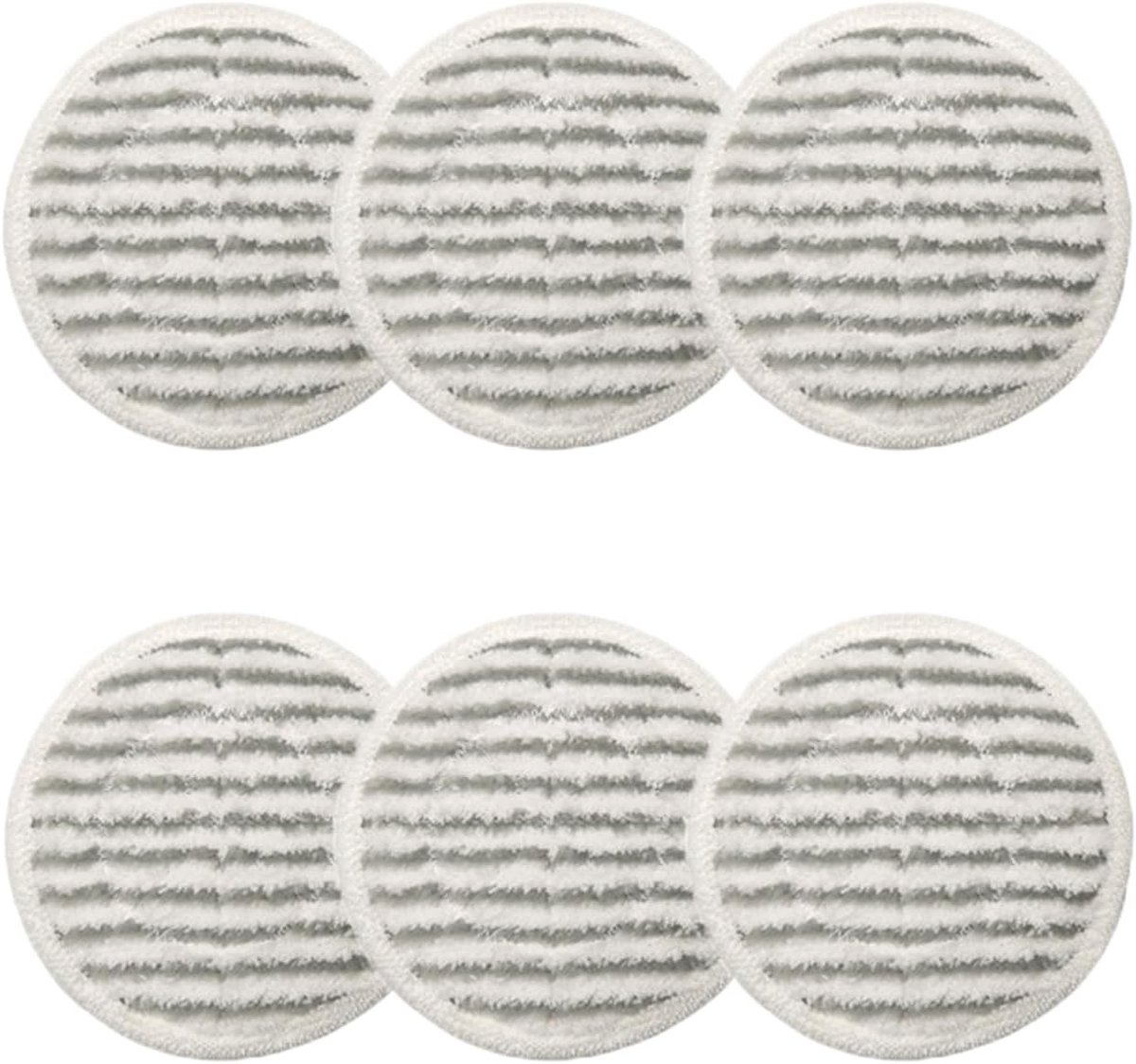 Set van 6 Stoomreiniger Pads Geschikt voor Diverse Modellen, Stoomreiniging, Vloerreiniging en Accessoires