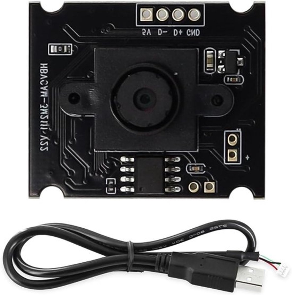 USB camera module met 64° groothoeklens en OV3660 chip, 2048 x 1536 resolutie en 20 FPS voor scherpe en vloeiende beelden