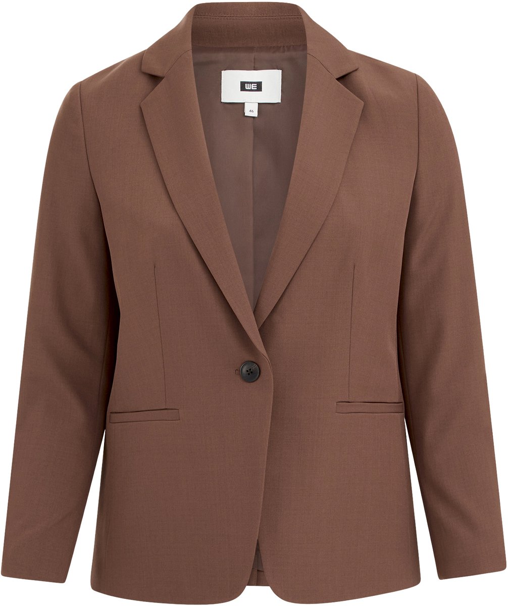 WE Fashion Dames slim fit blazer - Curve