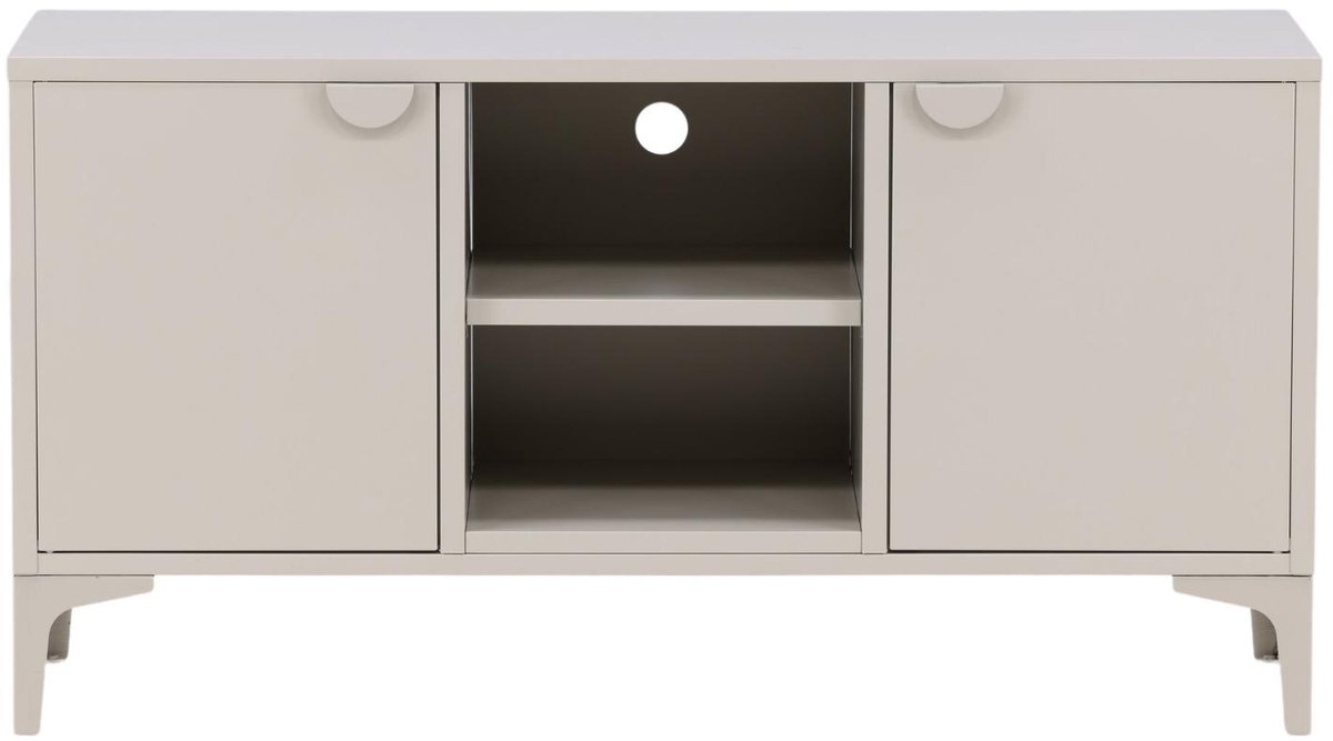 Piring TV-meubel 2 deuren, 2 planken beige.