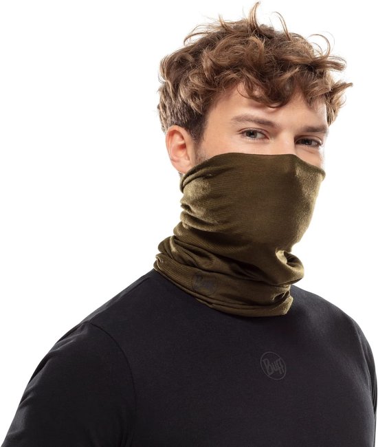 Multifunctioneel Hoofddeksel - Buff Nekwarmer - Outdoor Activiteiten - Insectenwerend - One Size - Legergroen — afbeelding 3