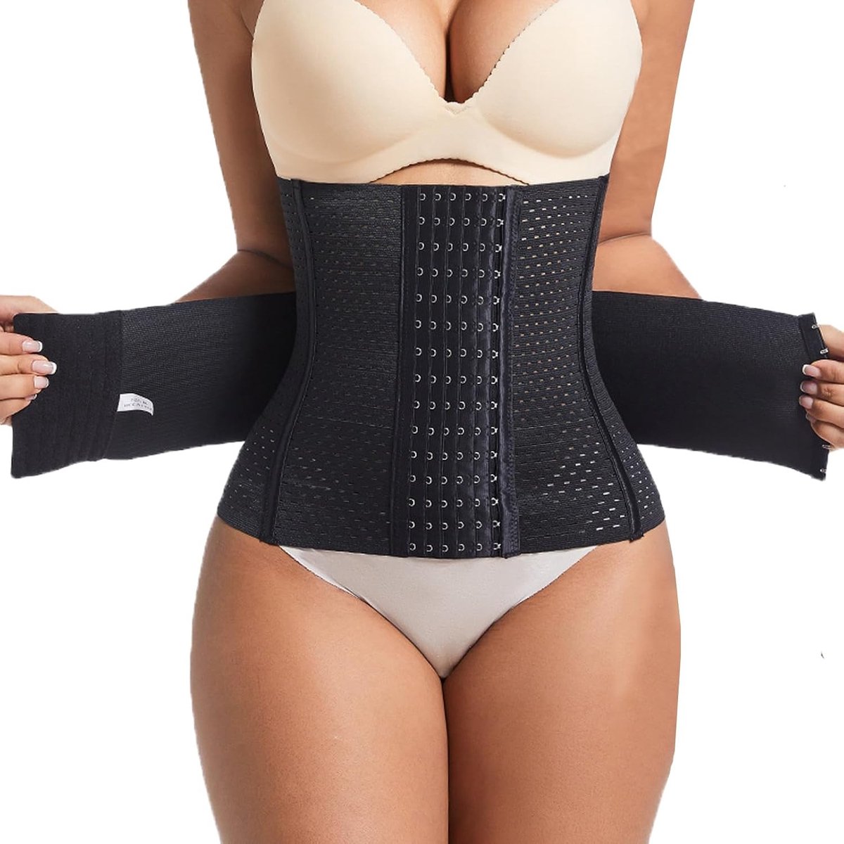 Verstelbare Taille Trainer voor Mannen en Vrouwen - Zweetband voor Snelle Gewichtsverlies, Vetverbranding en Rugtraining