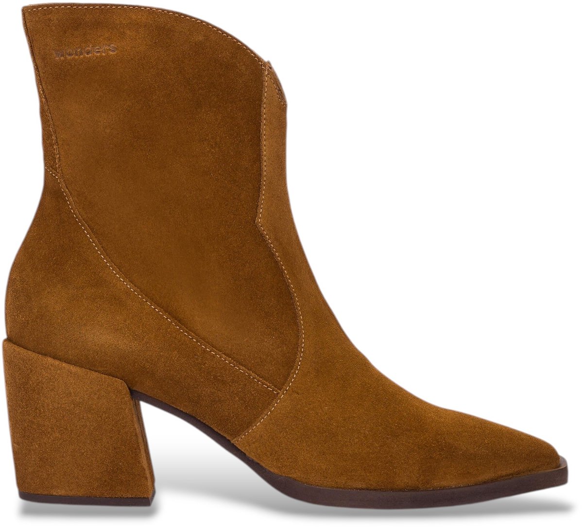 Wonders Charme bruine leren laarzen