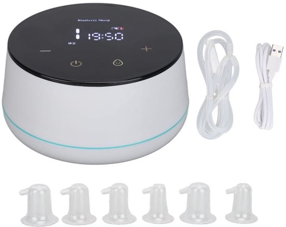 Elektrische Omgekeerde Tepelcorrector Oplaadbaar LED-display Laag Geluid, Krachtige Platte Tepeltrekker voor Vrouwen