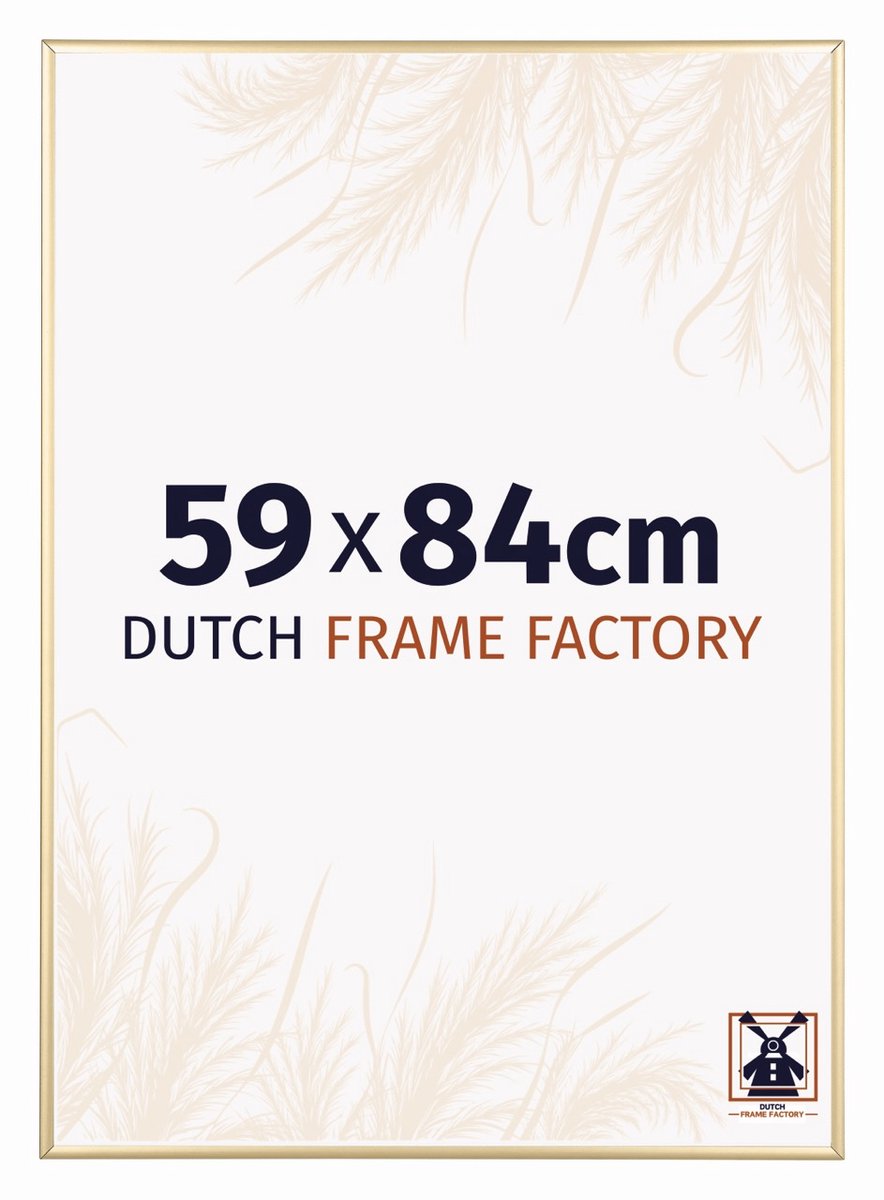 Dutch Frame Factory Fotolijst 59x84 cm - Aluminium - Goud - Kampen
