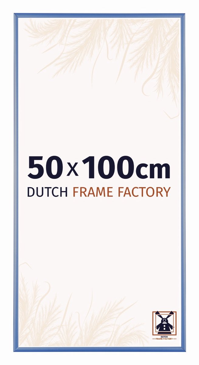 Fotolijst 50x50 cm - Aluminium - Staal Blauw - Kampen
