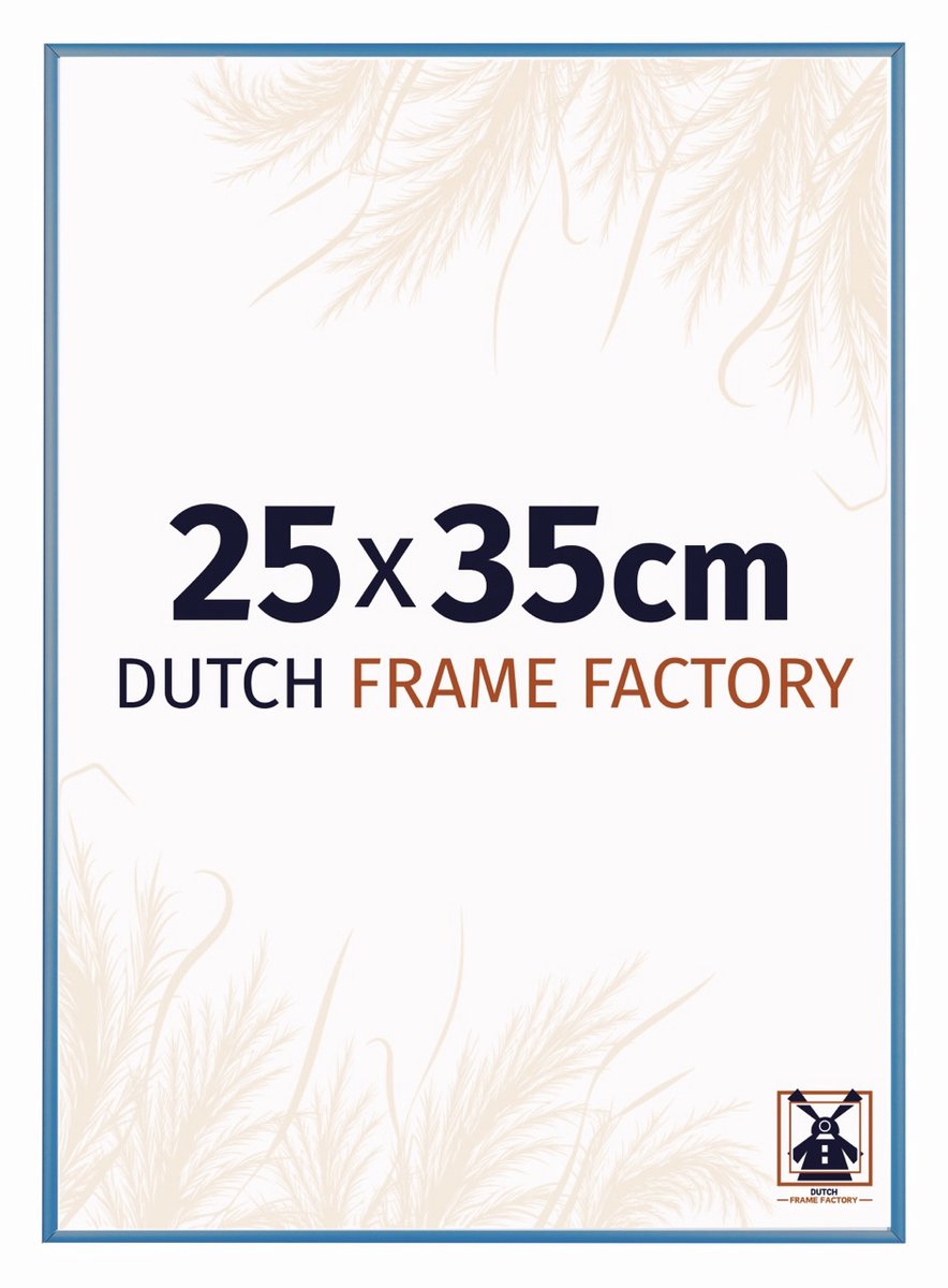 Fotolijst 25x35 cm - Aluminium - Staal Blauw - Kampen
