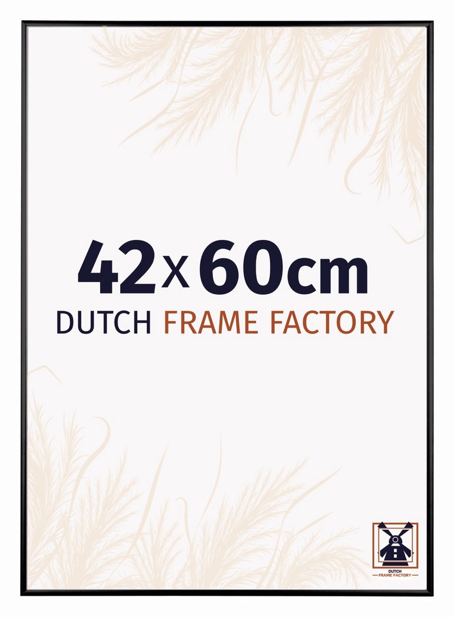 Dutch Frame Factory Fotolijst 42x60 cm - Aluminium - Zwart Mat - Kampen