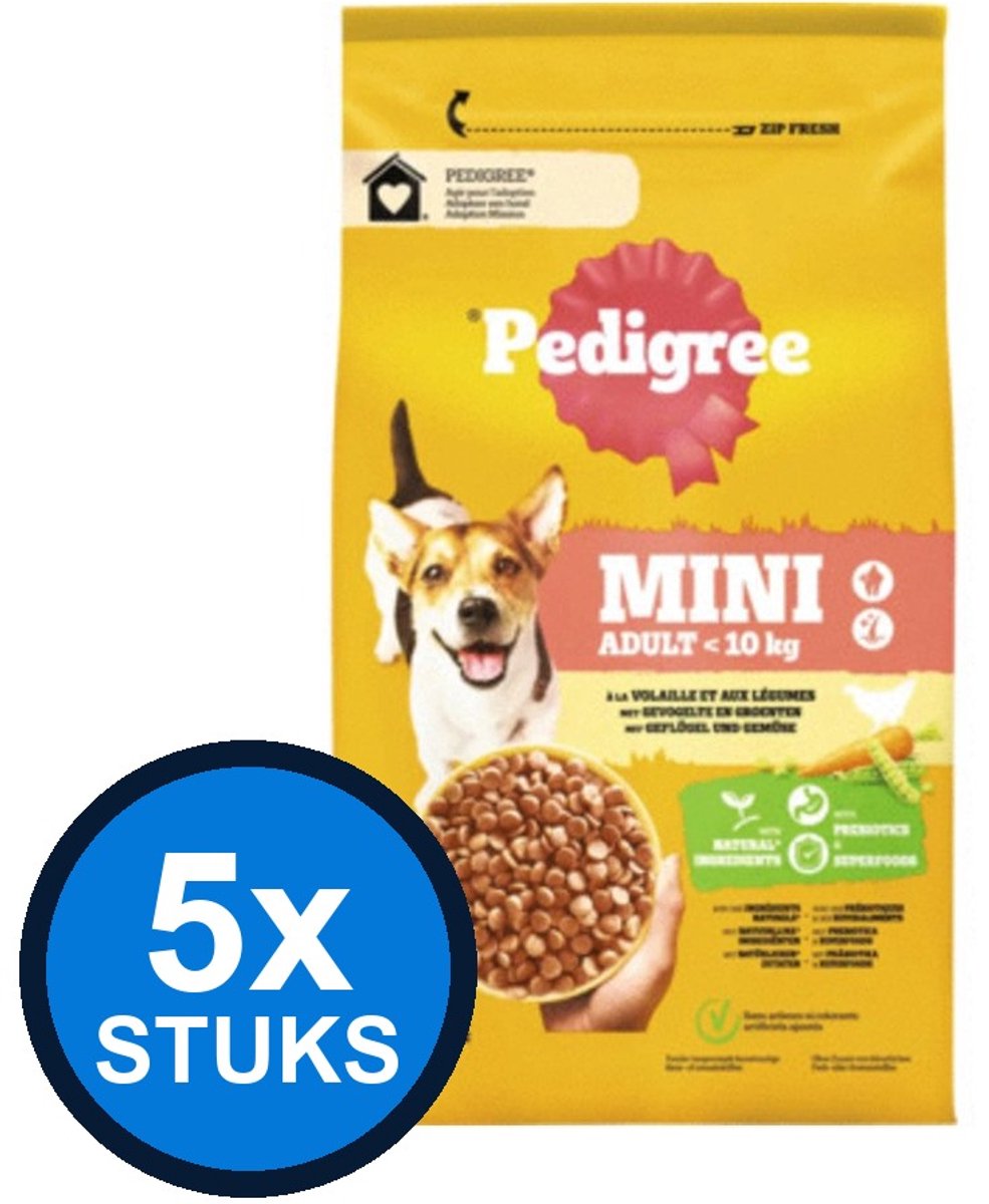 Pedigree Pedigree - droog adult mini kip 1,4kg - Hondenvoer - 1.4 kg