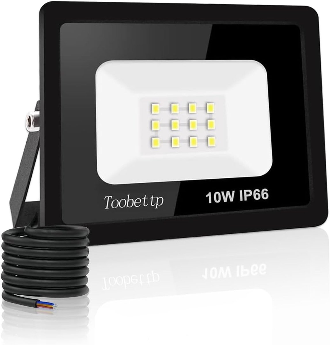 LED-spot voor buiten - Aluminium - 1000 lumen - IP66 waterdicht - Voor tuin en garage