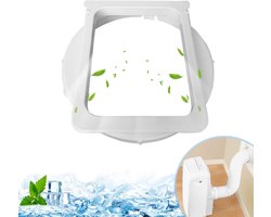 Afvoerslang Airco Klimaat - Koppelstuk Mobiele Airco Afvoerslang - Airconditioning afvoerslang - Verlengstuk van de uitlaatpijp van de airconditioning - Geschikt voor Ø16cm - Wit