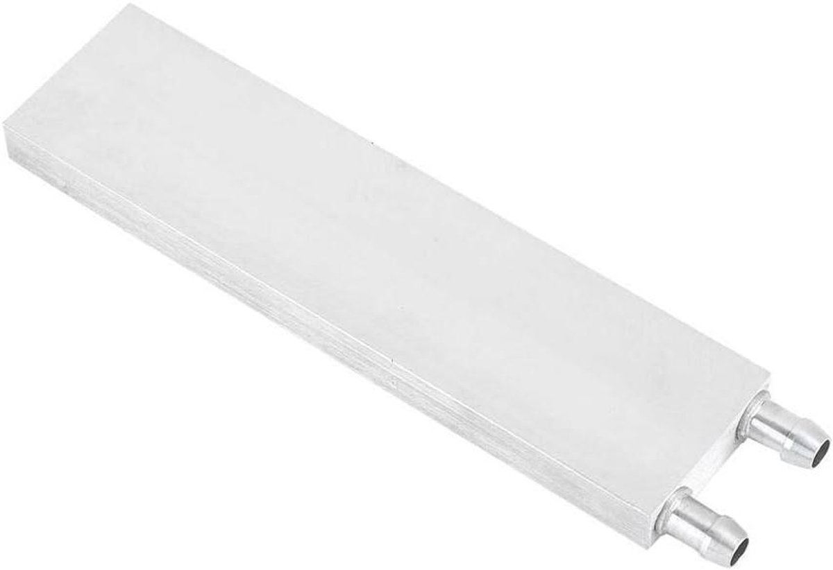 Koellichaam Koeler - Watergekoeld Blok - Computerkoeling - Vacuüm Aluminium - 40x80mm - Zilver