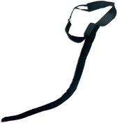 Carnaval verkleed artikel - Zwarte katten staart met riem - 80 cm - dieren pak onderdelen